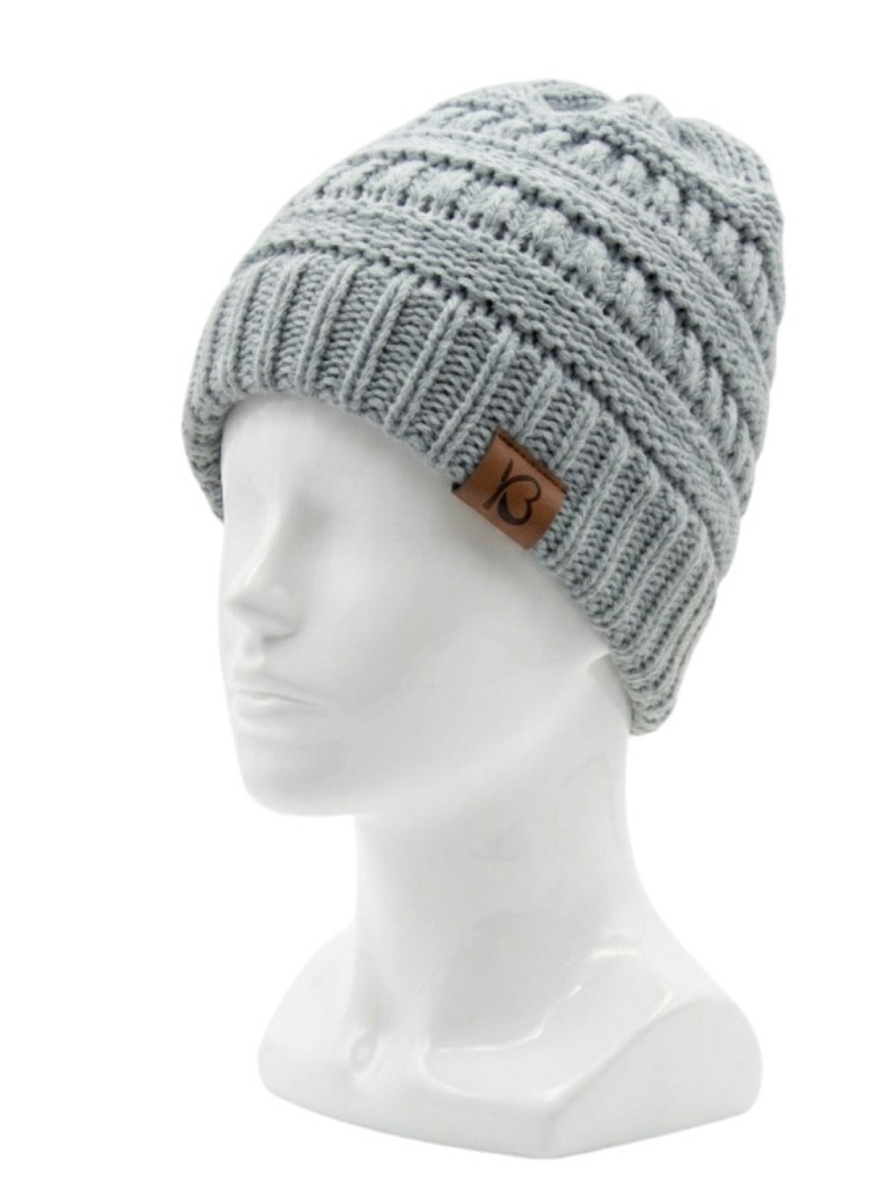 K & B Campfire Cozy Beanie, Light Gray (NWT)
